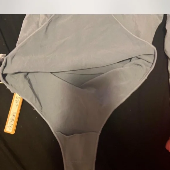 Skims slate Long Sleeve bodysuit - Picture 3 of 4